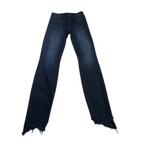 Mother The Stunner Double Zip Two Step Fray Jeans Size 28 Last Call